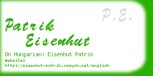 patrik eisenhut business card